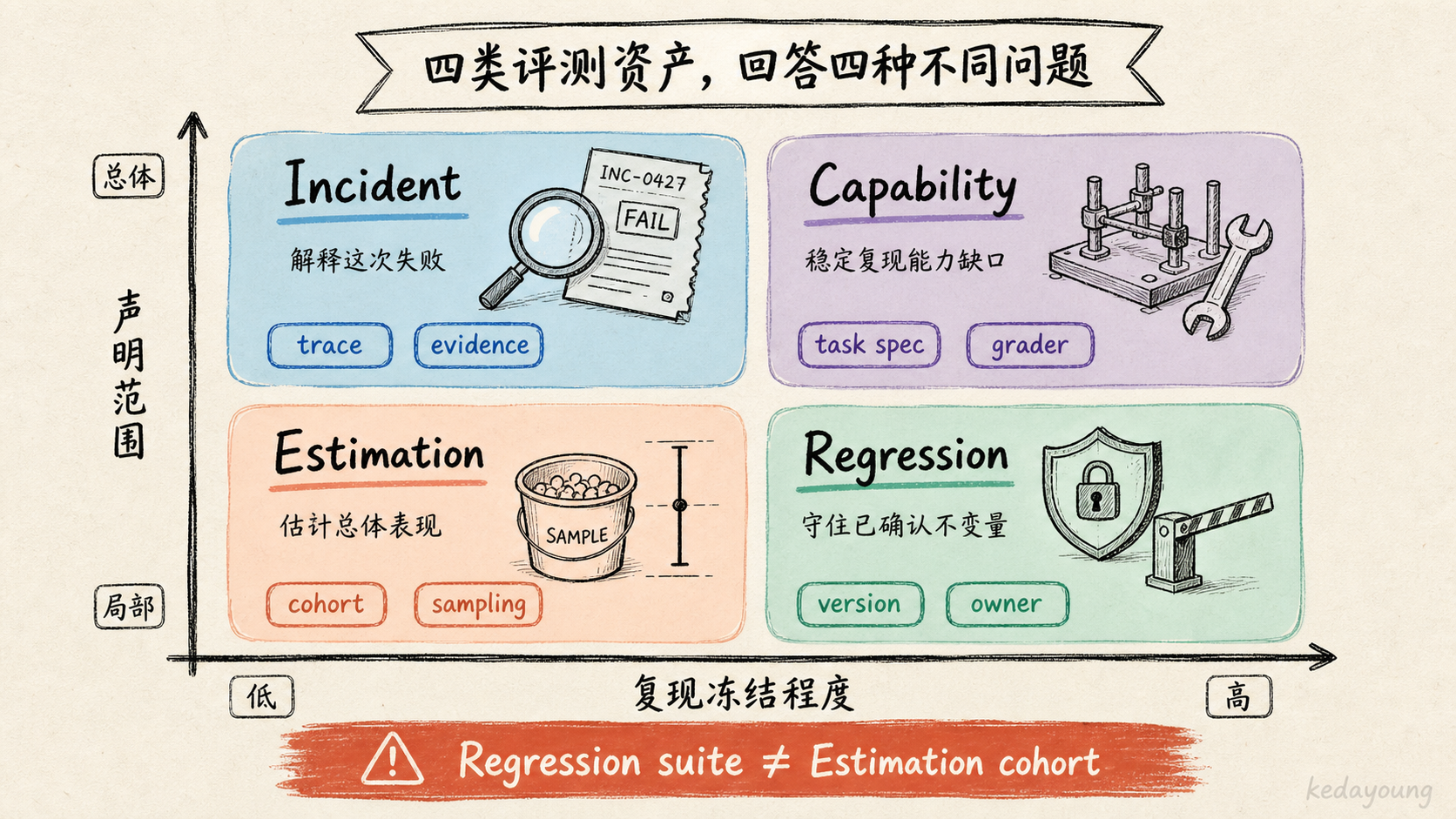 四类评测资产矩阵