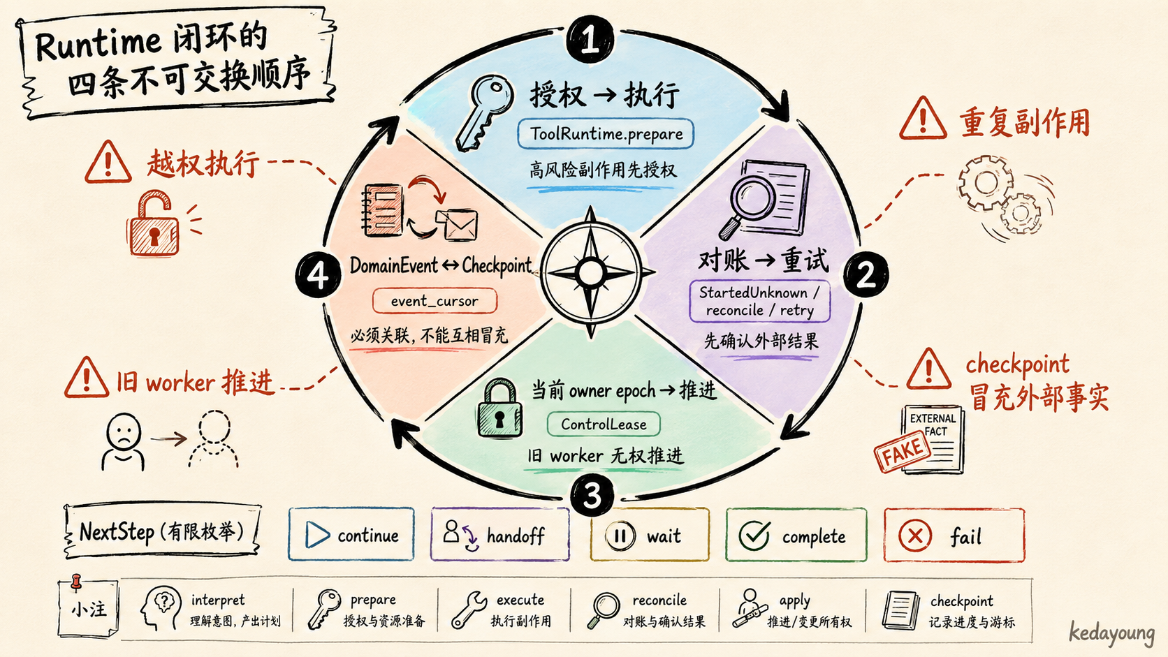 Runtime 闭环四条不变量