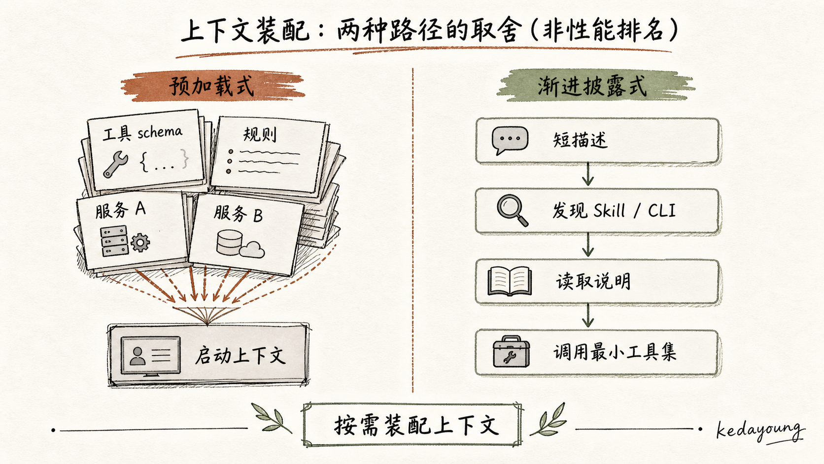 预加载工具与发现、读取、调用之间的上下文取舍